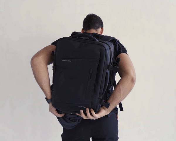 Voyager Expandable Backpack 26L / 38L with Built-in Rain Coat-12