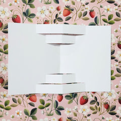 Pop-Out Card Insert White 300gsm Cardstock 4 Panels - 10 pieces 35004-1