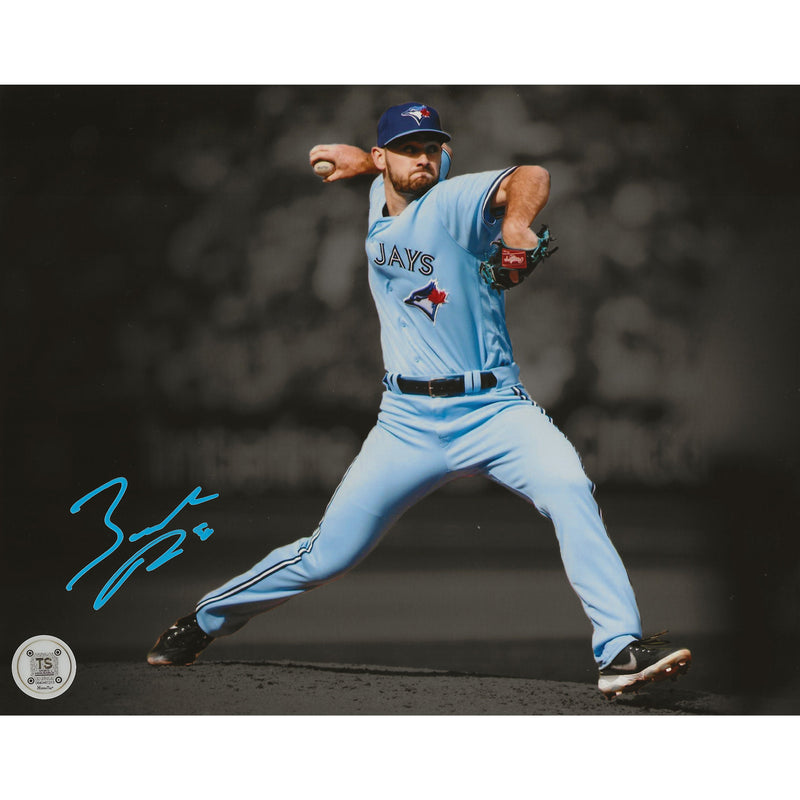 Zach Pop Autographed Toronto Blue Jays Spotlight 8x10 Photo-1