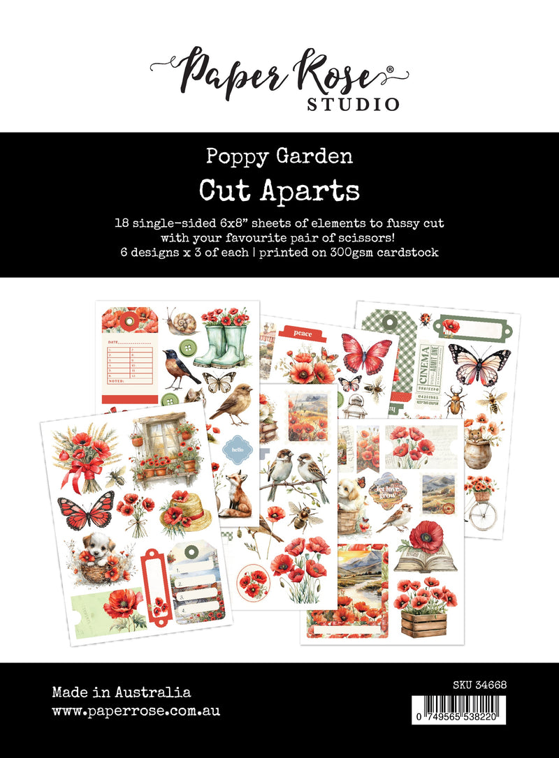 Poppy Garden Cut Aparts 34668-1