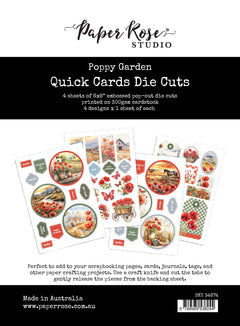 Poppy Garden Quick Card Die Cuts 34674-1