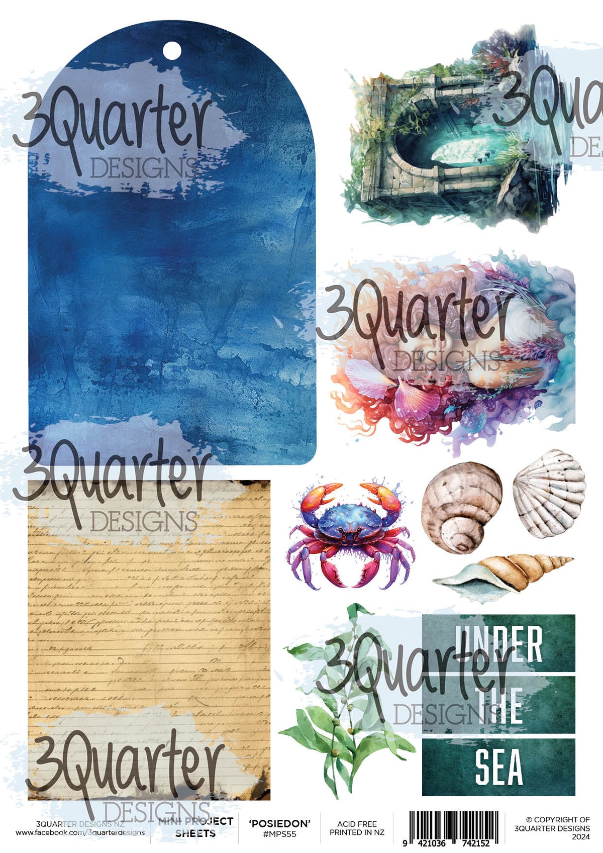 3Quarter Designs Poseidon - Mini Project Sheet-1