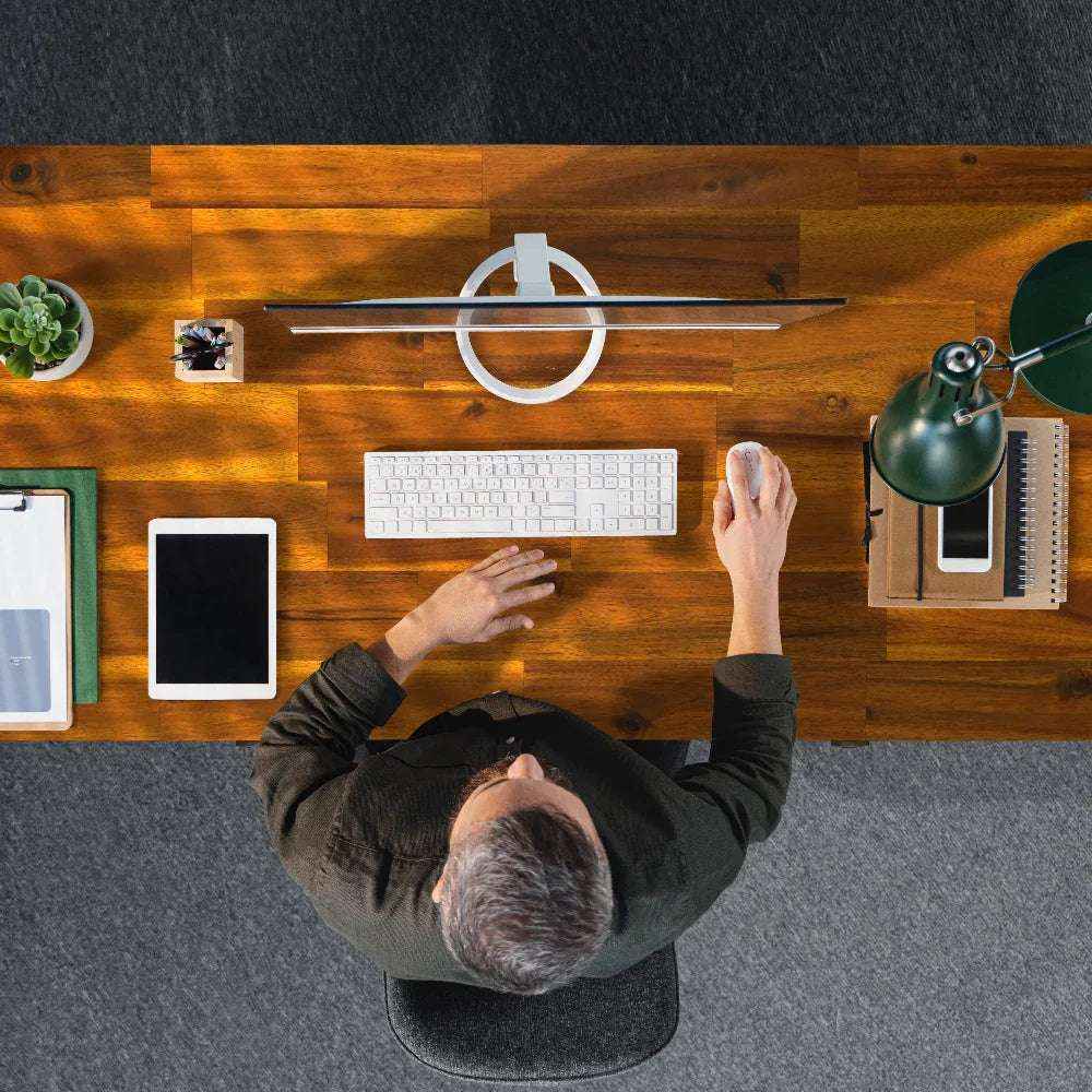 Lagom 48 Inches Solid Wood Desk-10
