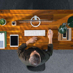 Lagom 48 Inches Solid Wood Desk-10