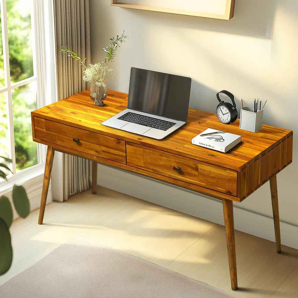 Lagom 48 Inches Solid Wood Desk-8
