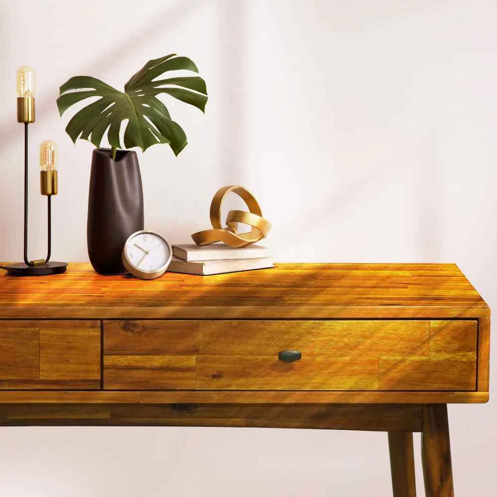 Lagom 48 Inches Solid Wood Desk-9