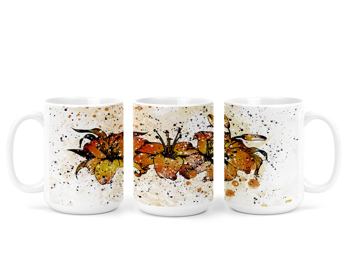 Prairie Lily Ceramic Mug | Saskatchewan Mug-1