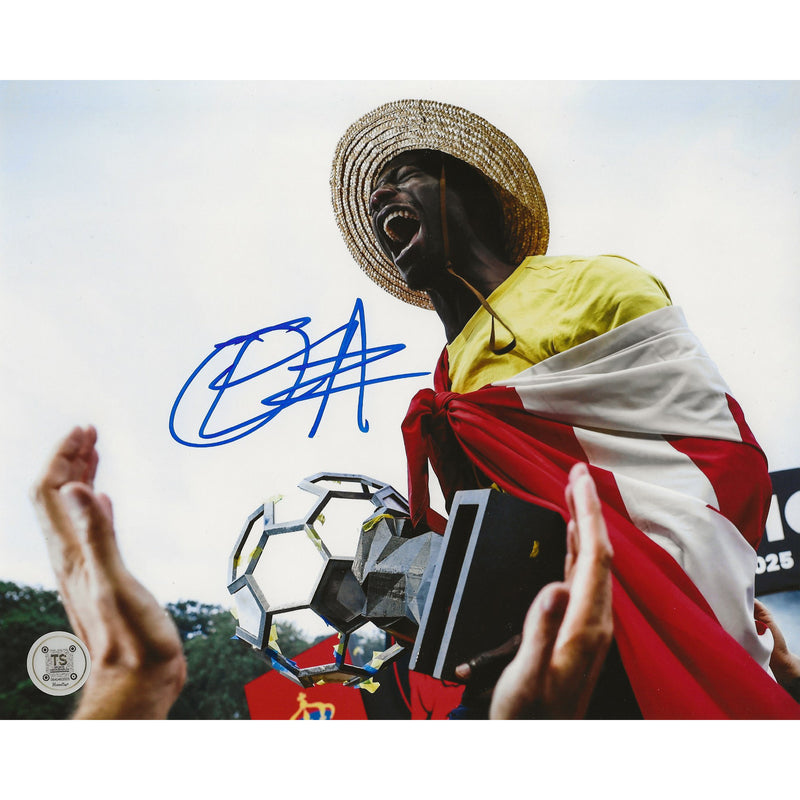 Promise David Autographed Union Saint-Gilloise League Title Celebration 8x10 Photo-1