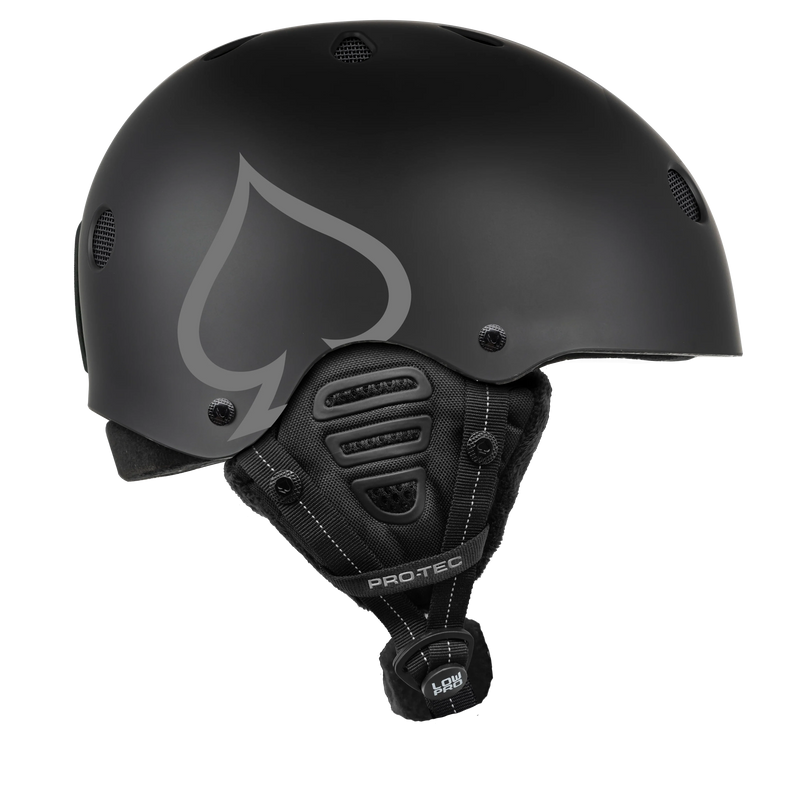 Pro-Tec 'Low Pro' Snow Helmet - Matte Black-2