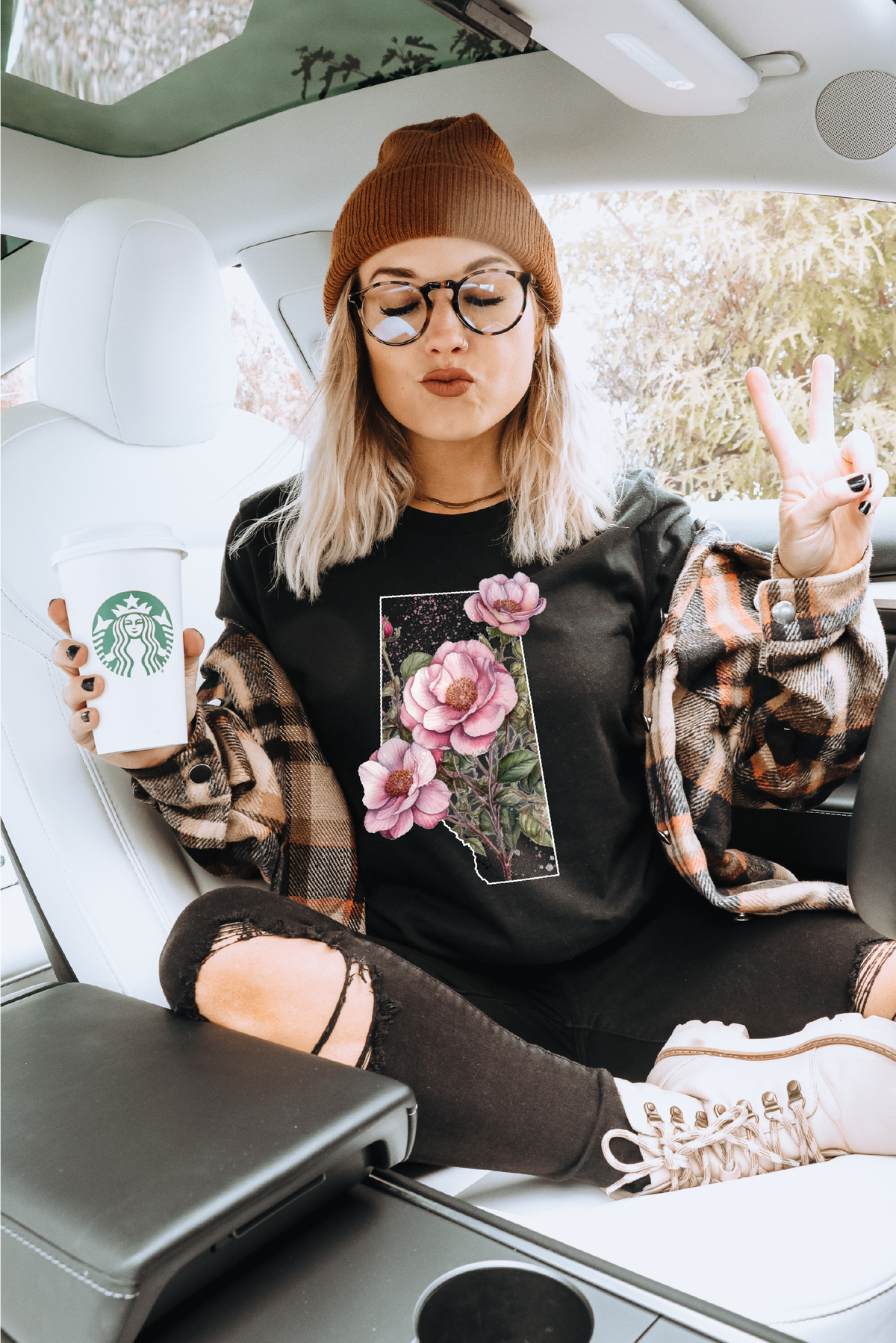Wild Rose Province Unisex T-shirt | Alberta Apparel-1