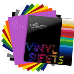 TeckWrap Puff Heat Transfer Vinyl Pack - 10 Sheets-1