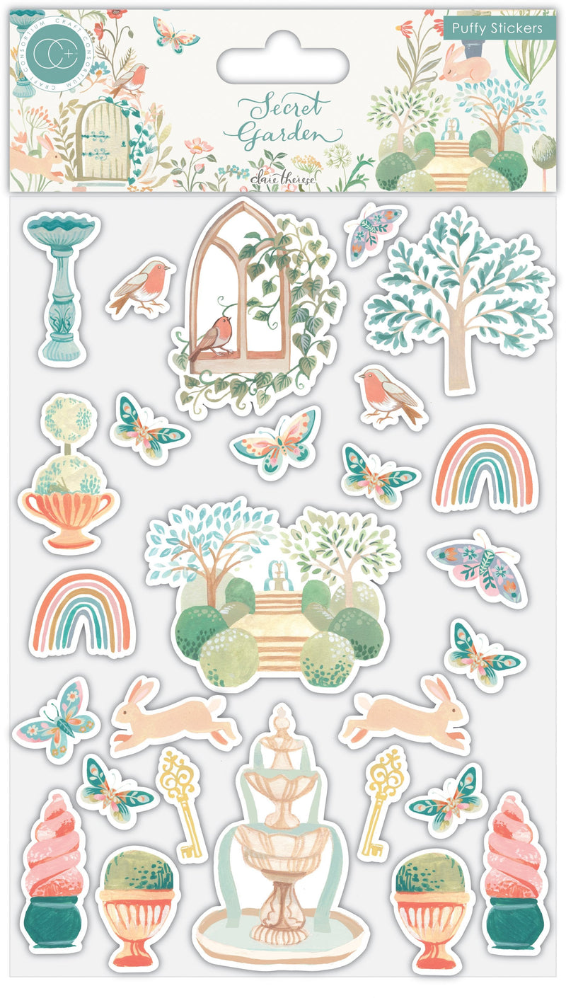 Secret Garden - Puffy Stickers-1