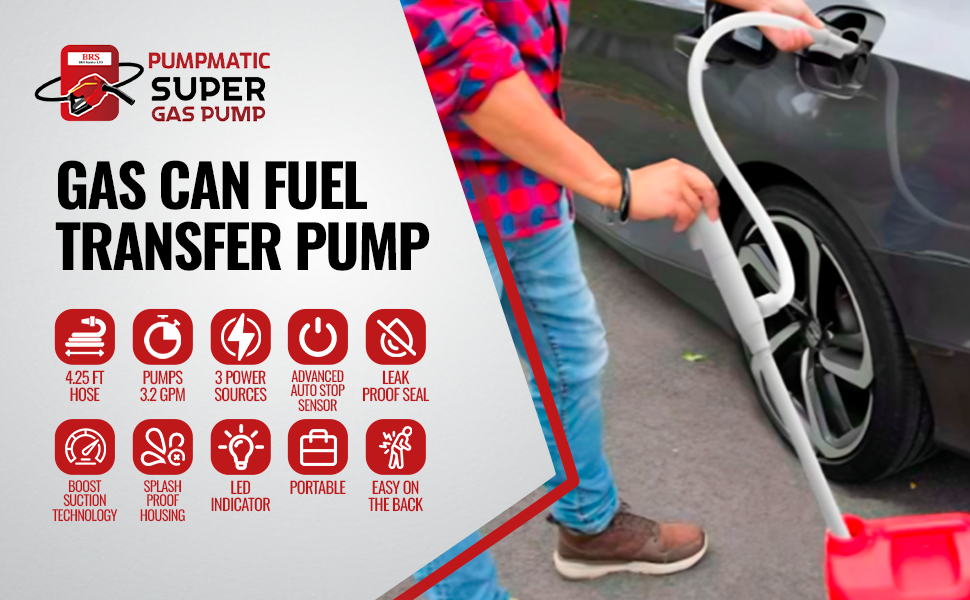 PumpMatic Stick Pump w/ Auto-Stop Sensor & 4.25 Ft Hose-15