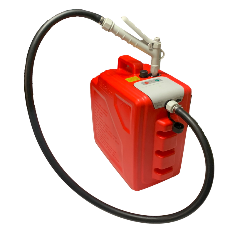 *New* PumpMatic Portable Fuel Station – Heavy Duty Rubber Hose, Multi-Power Refueling System-3