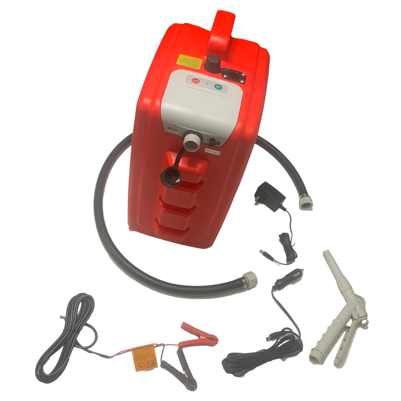 *New* PumpMatic Portable Fuel Station – Heavy Duty Rubber Hose, Multi-Power Refueling System-7