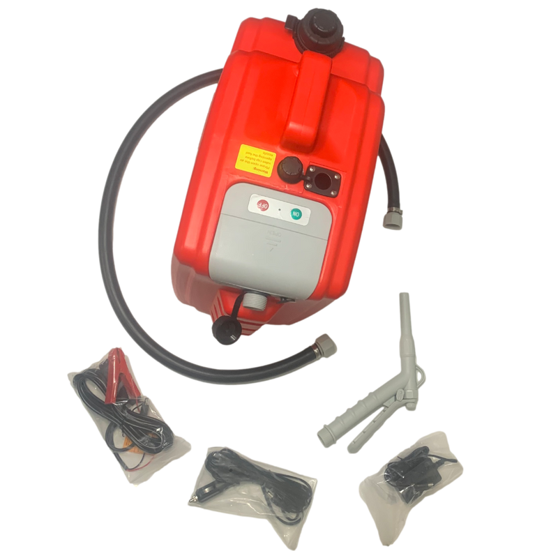 *New* PumpMatic Portable Fuel Station – Heavy Duty Rubber Hose, Multi-Power Refueling System-11