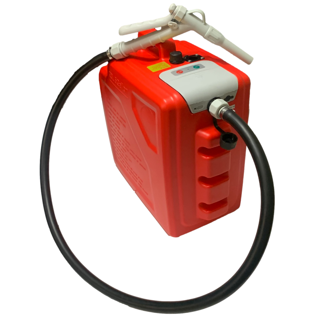 *New* PumpMatic Portable Fuel Station – Heavy Duty Rubber Hose, Multi-Power Refueling System-2
