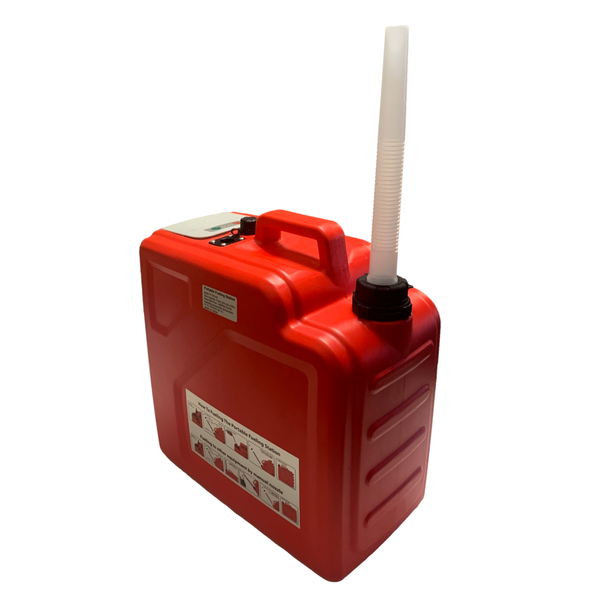 *New* PumpMatic Portable Fuel Station – Heavy Duty Rubber Hose, Multi-Power Refueling System-12