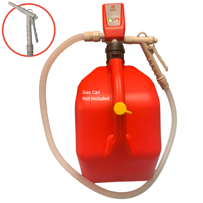 *New* PumpMatic Super Gas Pump w/ 4.25 Ft Hose & Flow Control Nozzle-3