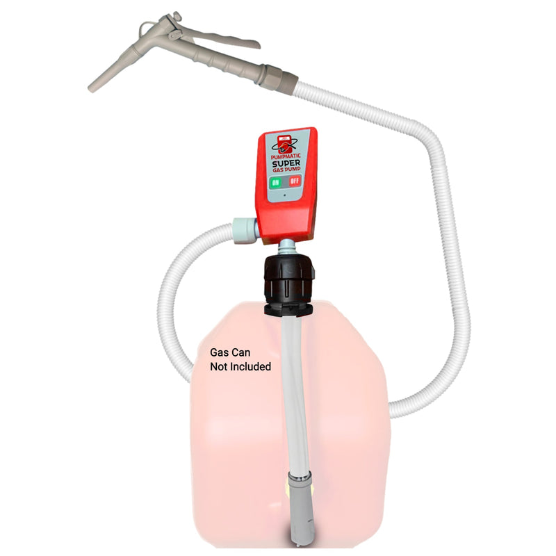 *New* PumpMatic Super Gas Pump w/ 4.25 Ft Hose & Flow Control Nozzle-2