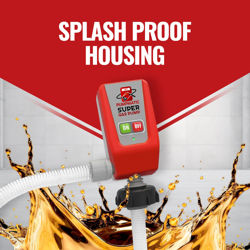 *New* PumpMatic Super Gas Pump w/ 4.25 Ft Hose & Flow Control Nozzle-14