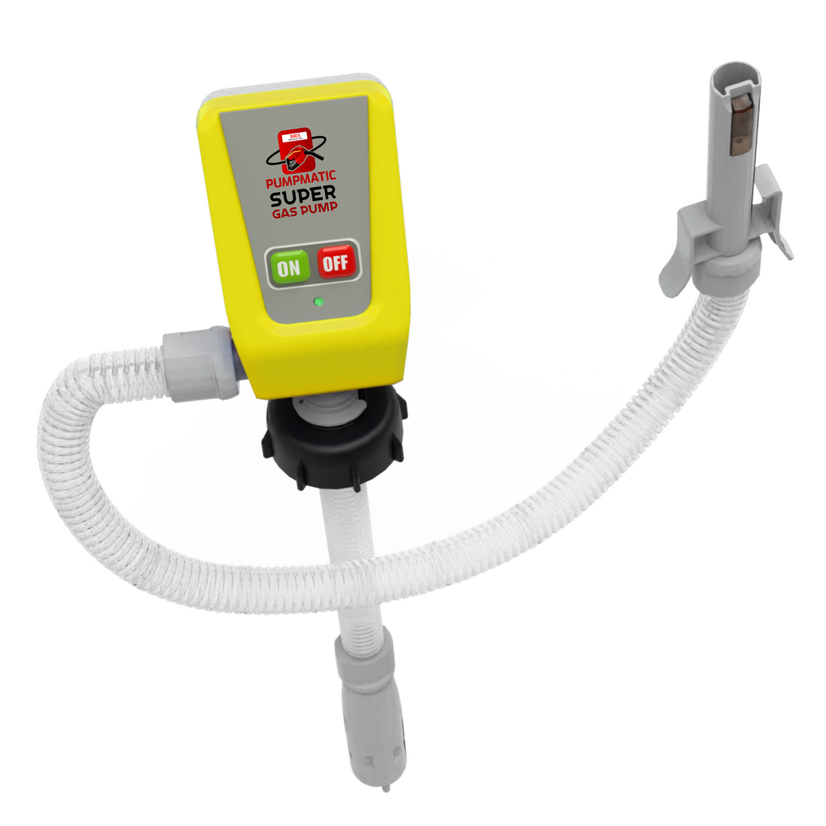 Diesel PumpMatic Super Gas Pump Fuel Transfer Pump + 3 Power Sources w/ 4.25ft Hose Siphon-6