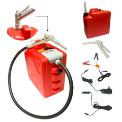 *New* PumpMatic Portable Fuel Station – Heavy Duty Rubber Hose, Multi-Power Refueling System-1