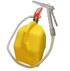 PUMPMATIC MANUAL FLOW CONTROL NOZZLE + 5 GALLON DIESEL CAN Combo Kit W/ 4.25 FT HOSE-1