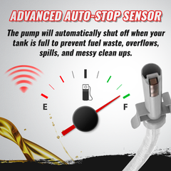 Diesel PumpMatic Super Gas Pump Fuel Transfer Pump + 3 Power Sources w/ 4.25ft Hose Siphon-28