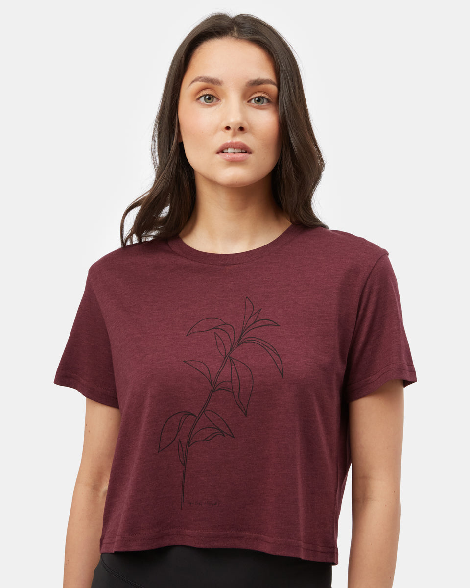 Sugar Leaf Cropped T-Shirt-4