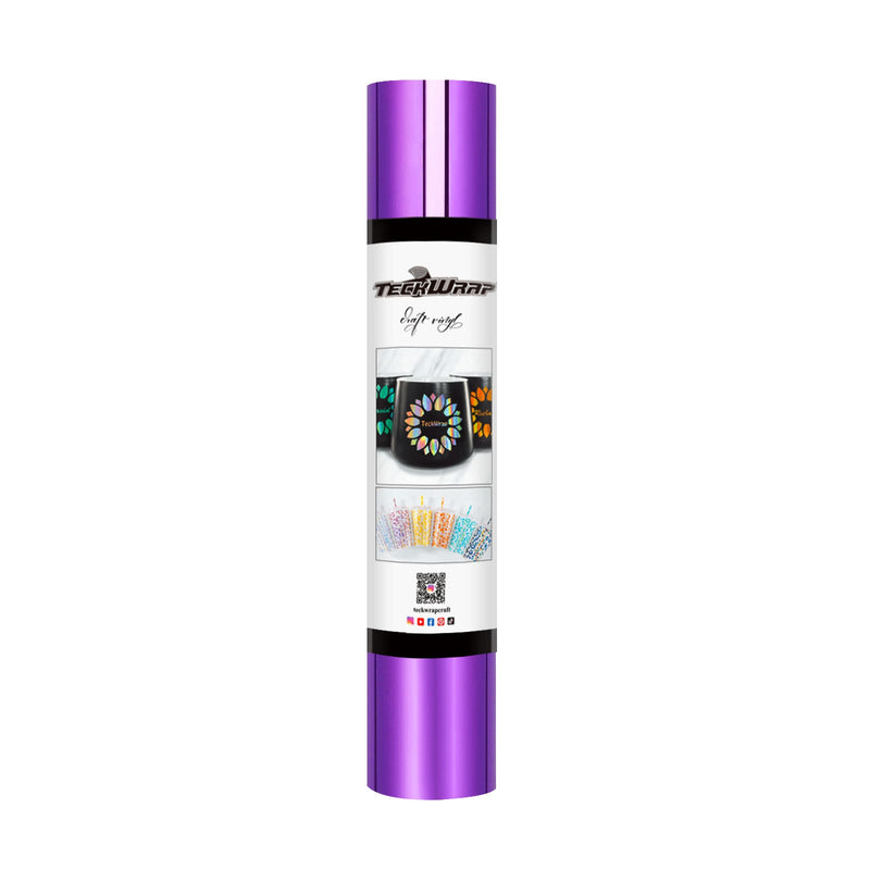 TeckWrap Bubble Free Mirror Chrome Adhesive Vinyl - Purple Magic | Lustrous & Bubble-Free-1