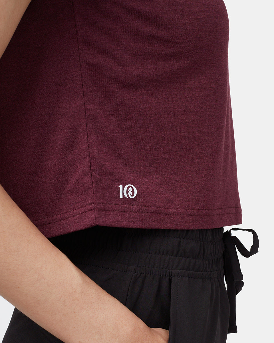 TreeBlend Cropped Relaxed T-Shirt-5