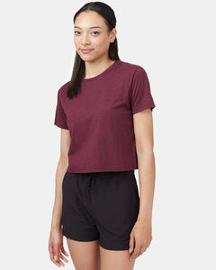 TreeBlend Cropped Relaxed T-Shirt-1