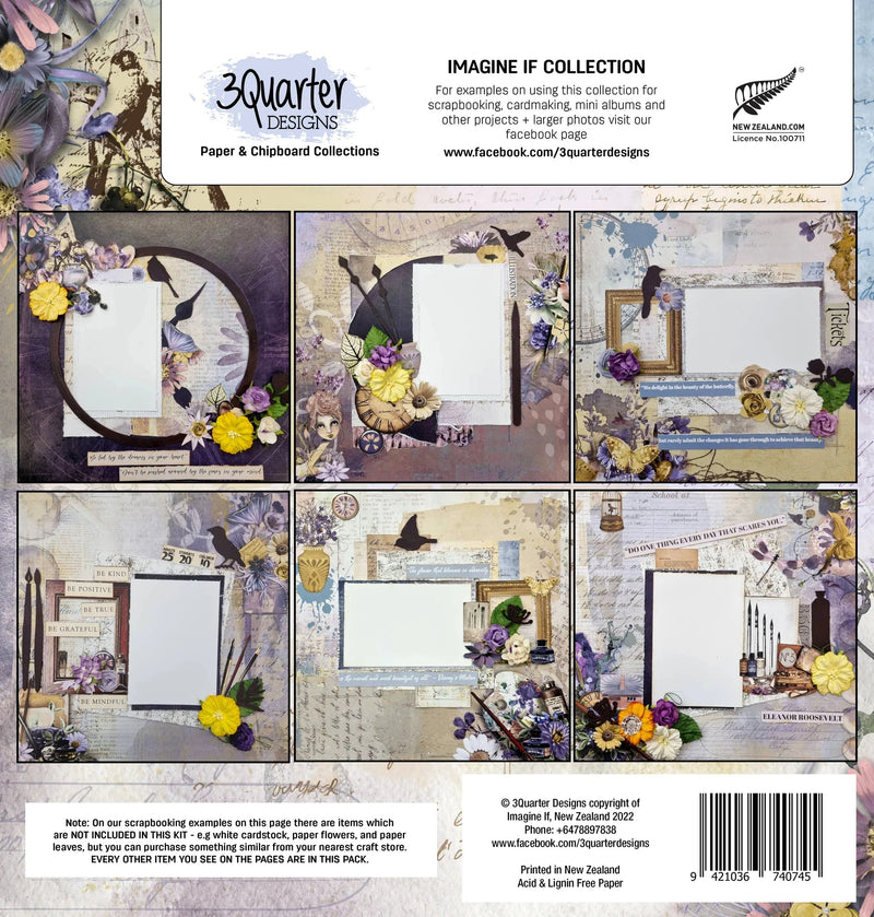 3Quarter Designs - Scrapbook Collection - Imagine If-2