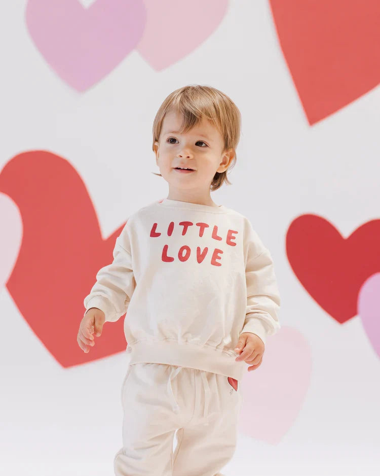 Relaxed Fleece Sweatshirt | Quincy Mae | Little Love-1