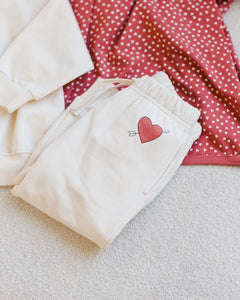 Relaxed Fleece Sweatpant | Quincy Mae | Cupid-1