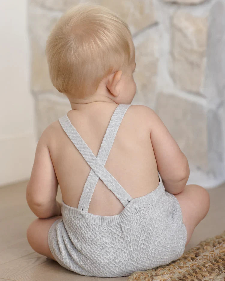 Caleb Knit Shortall | Heathered Sky | Quincy Mae-3