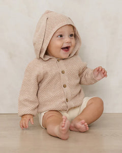 Bunny Knit Sweater | Heathered Latte | Quincy Mae-1