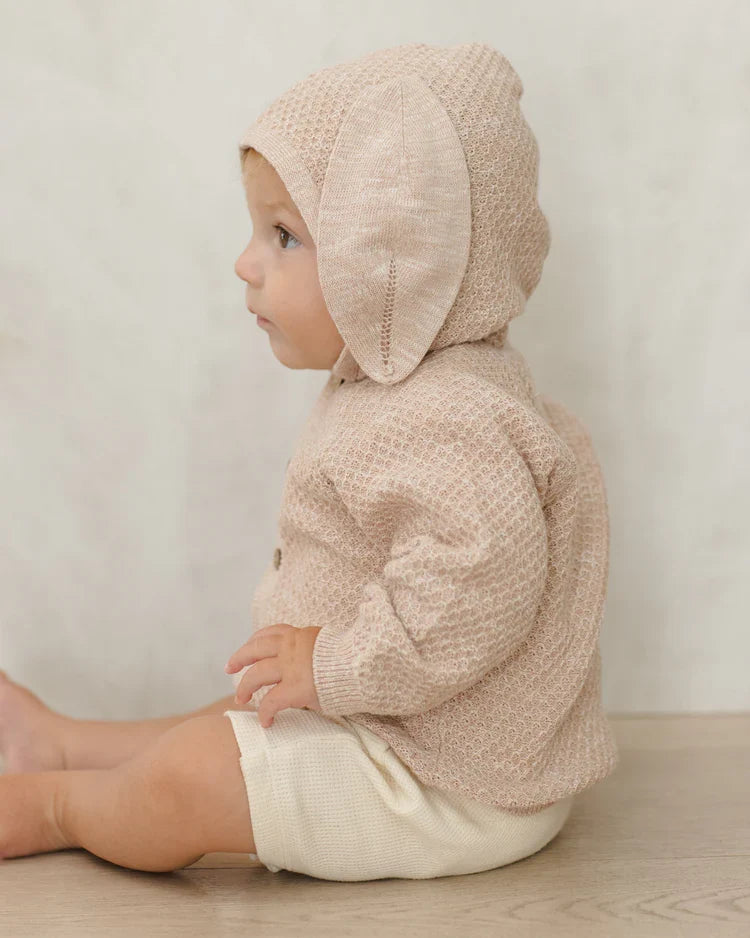Bunny Knit Sweater | Heathered Latte | Quincy Mae-4