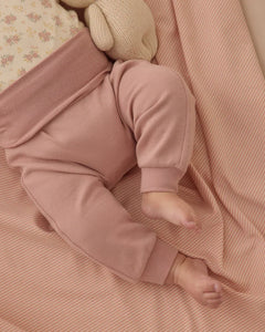 Baby Pant | Mauve | Quincy Mae-1
