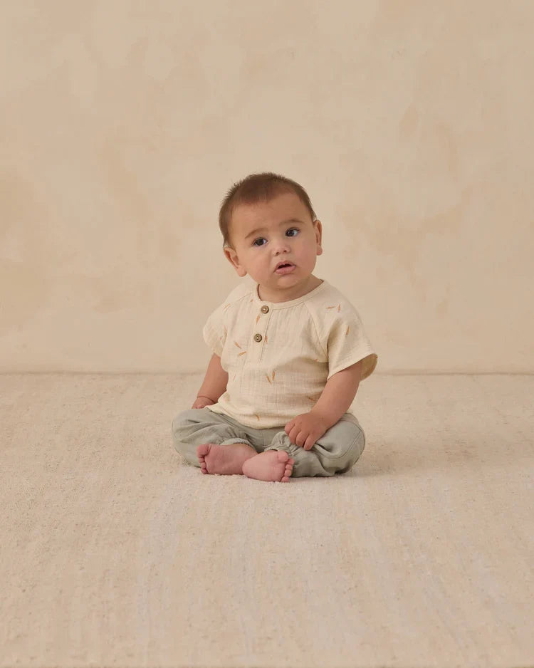 Short Sleeve Zion Shirt | Carrots | Quincy Mae-2
