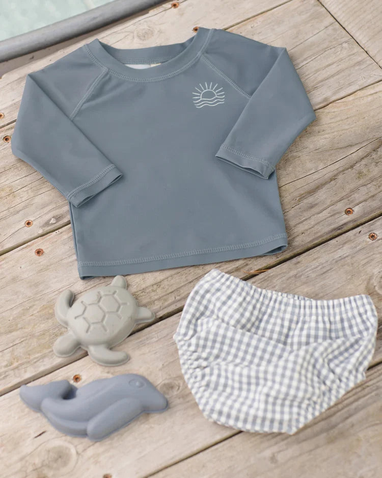 Swim Diaper | Ocean Gingham | Quincy Mae-1