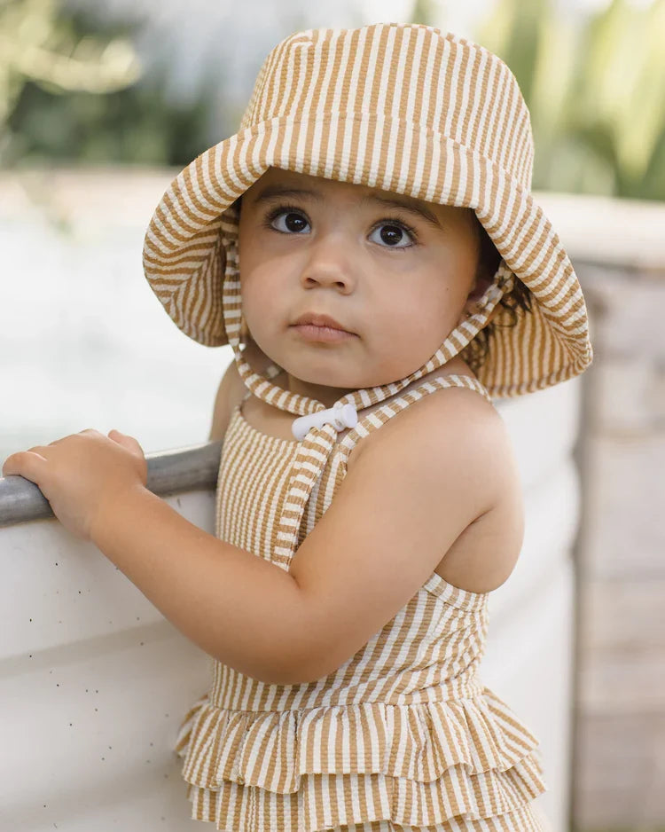 Bucket Hat | Honey Stripe | Quincy Mae-1