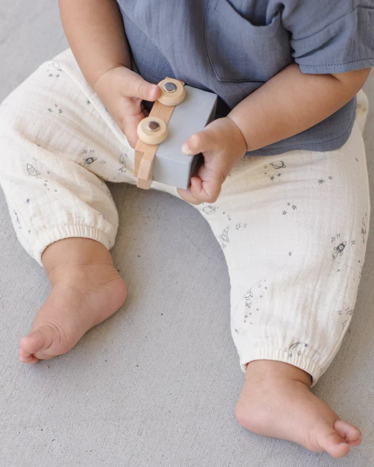 Woven Pant | Space | Quincy Mae-1