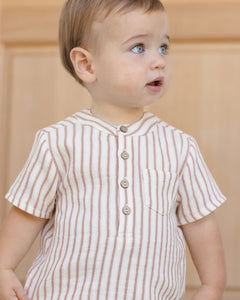 Jaxson Shirt | Vintage Stripe | Quincy Mae-3