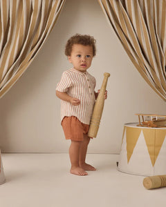 Woven Short | Poppy | Quincy Mae-1