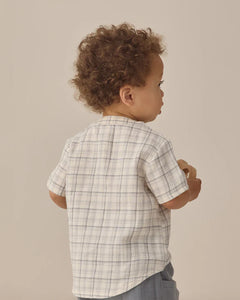 Jaxson Shirt | Blue Plaid | Quincy Mae-4
