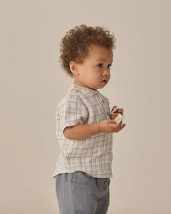 Jaxson Shirt | Blue Plaid | Quincy Mae-3