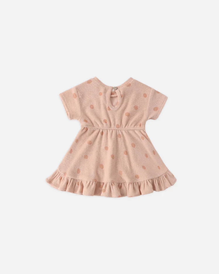 Terry Dress | Polka Dot | Quincy Mae-3