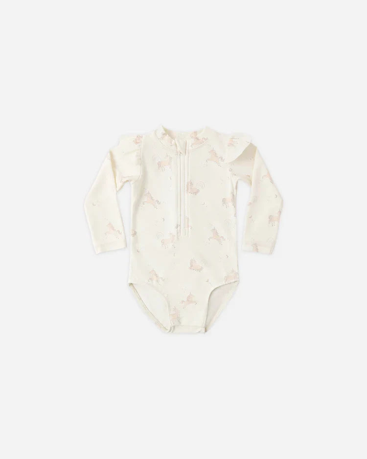 Byron Rashguard One-Piece | Unicorns | Quincy Mae-5